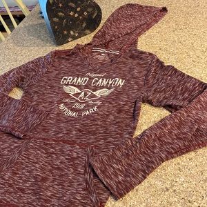 Grand Canyon National Park Pullover Hoodie L/S Premium 51 Red Thread Series